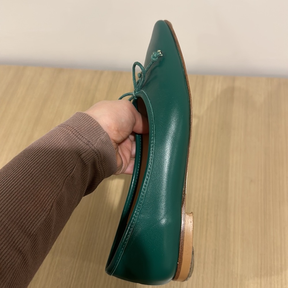 A. Soliani Teal Women's Loafers - Picture 5 of 8